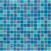 Мозаика стеклянная V-0164 32,7х32,7_4мм (1шт)_ГОЛУБОЙ