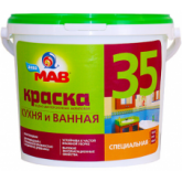 Краска МАВ FLAGMAN 35 кухня и ванная полуглянц. 5,5кг