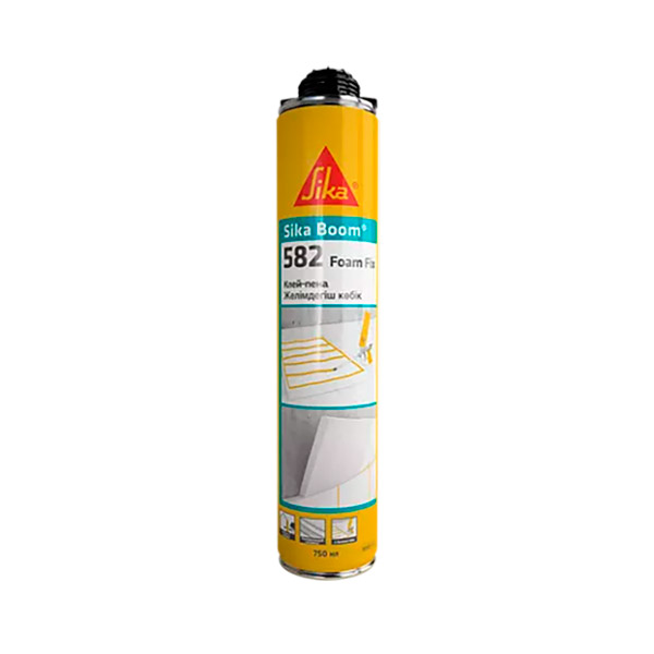 Клей-пена Sika Boom 582 Foam Fix для теплоизоляции 750мл