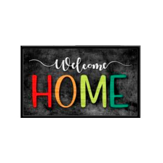 Коврик придверный PORTRAIT Welcome Home 45*75 620x620 в Материке