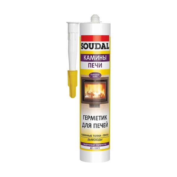 Герметик SOUDAL д/печей (до 1500С) 280мл 620x620 в Материке