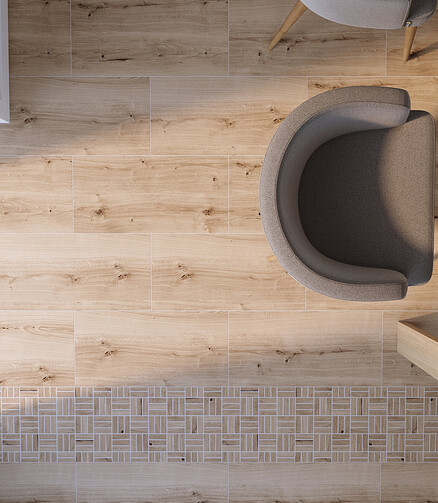 Керамогранит Cersanit WOODHOUSE 29,7х59,8см 1,77м2 цвет темный беж 438x503 в Материке - Вариант 3