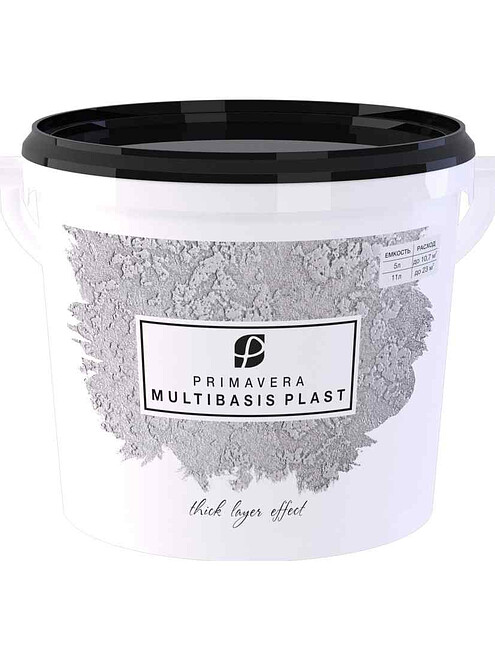 Штукатурка PRIMAVERA декоративная MultiBASIS plast белая, 5л 495x660 Штукатурка PRIMAVERA декоративная MultiBASIS plast белая, 5л 495x660 в Материке