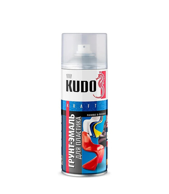 Грунт-эмаль KUDO для пластика черная, 520мл 586x674 Грунт-эмаль KUDO для пластика черная, 520мл 586x674 в Материке