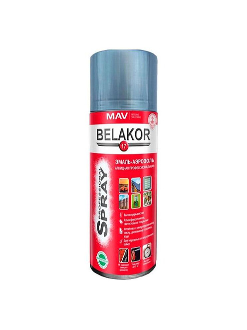 Эмаль аэроз. BELAKOR17 алкид. RAL9007, 520мл 495x660 Эмаль аэроз. BELAKOR17 алкид. RAL9007, 520мл 495x660 в Материке