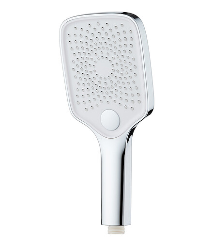 Лейка для душа ESKO SPL1303SQ 120х110мм 3 функции форсунки Self-Clean Device 438x503 в Материке
