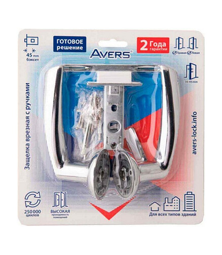 Комплект для межкомнатной двери AVERS 14023-A-CR / 5400-P-CR 438x503 в Материке