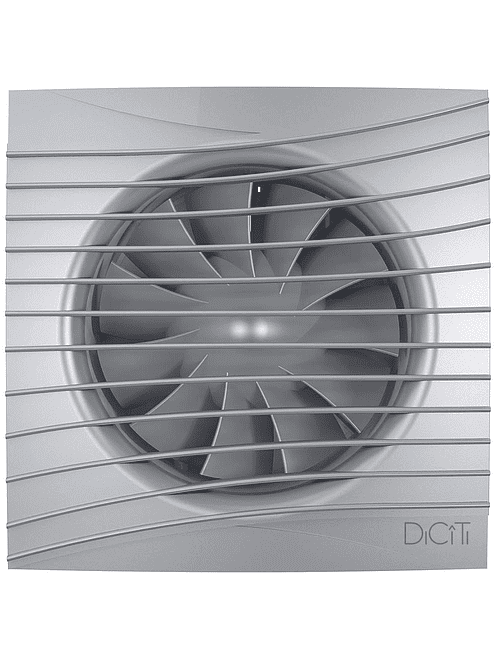 Вентилятор DICITI Silent 4C Gray metal d100 с обр.клапаном 495x660 Вентилятор DICITI Silent 4C Gray metal d100 с обр.клапаном 495x660 в Материке