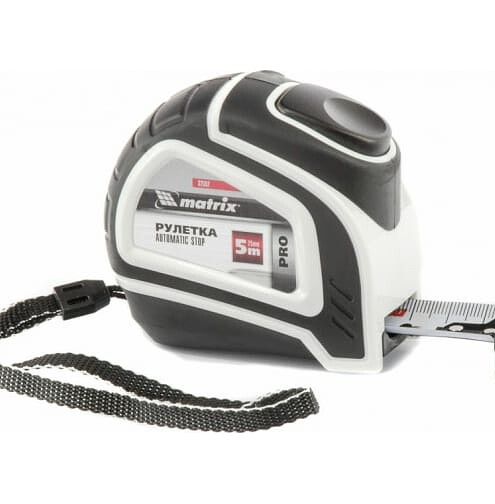 Рулетка MATRIX Autostop 5мх25мм 2К 495x660 Рулетка MATRIX Autostop 5мх25мм 2К 495x660 в Материке