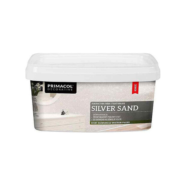 Краска декоративная PRIMACOL Silver Sand 1л