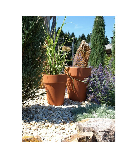 Горшок NATUR XL (45x52см) терракота кирпичный T-143-001-44 438x503 в Материке - Вариант 2