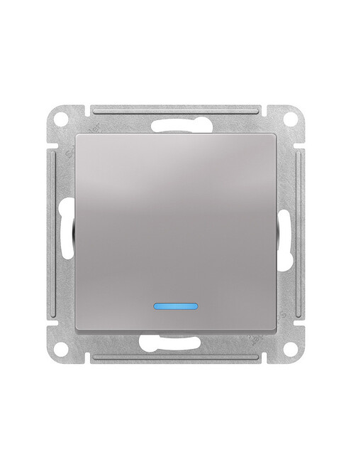Выключатель SE ATLAS Design ATN000313 1кл. подсв. алюмин. 495x660 Выключатель SE ATLAS Design ATN000313 1кл. подсв. алюмин. 495x660 в Материке
