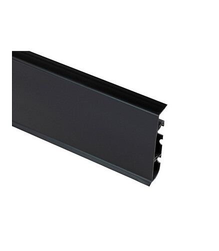 М090 (М9005). CEZAR_Hi Line Prestige плинтус ЧЕРНЫЙ МАТ-2.5м 438x503 в Материке
