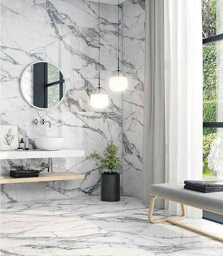 Керамогранит Prissmacer INVISIBLE 60х120 см 1,44 м2 цвет white 438x503 в Материке