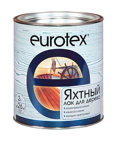 Лак Eurotex яхтный полуматовый, 2л 238x286 в Материке