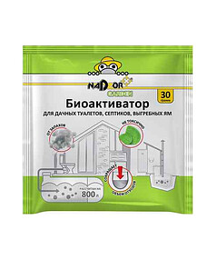 Средство Биоактиватор для дачных туалетов и септиков, порошок (30г) Nadzor