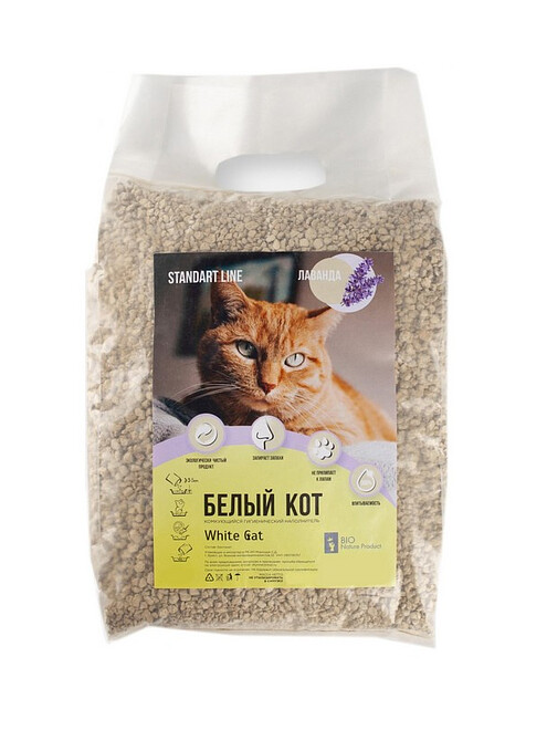 Наполнитель минеральный комкующийся БЕЛЫЙ КОТ Standart Лаванда (10л) 495x660 Наполнитель минеральный комкующийся БЕЛЫЙ КОТ Standart Лаванда (10л) 495x660 в Материке
