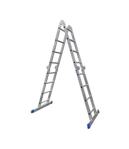 Лестница-трансформер LadderBel алюмин. 4Х4 LT444 438x503 в Материке - Вариант 3
