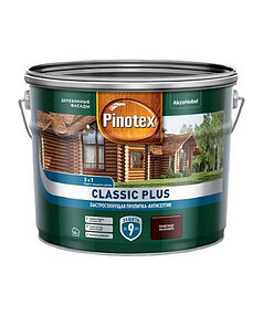 Пропитка-антисептик Pinotex Classic Plus 3 в 1 Палисандр 9л