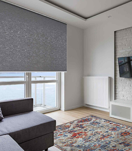 Штора рулонная Венеция СРШ-03П-79508 140/170 темно-сер. 438x503 в Материке - Вариант 2
