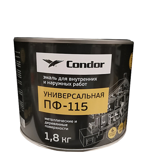 Эмаль Condor ПФ-115 вишневая, 1,8кг 586x674 Эмаль Condor ПФ-115 вишневая, 1,8кг 586x674 в Материке