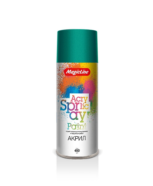 Краска аэроз. MagicLine акрил. RAL5021 морская волна, 265г 495x660 Краска аэроз. MagicLine акрил. RAL5021 морская волна, 265г 495x660 в Материке