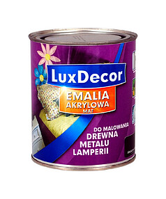 Эмаль Luxdecor Кофе latte матовая 0,75л