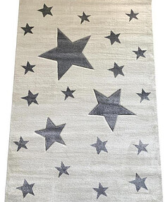 Ковер BALA KIDS STARS Cream/L.Grey 80*150 238x286 в Материке