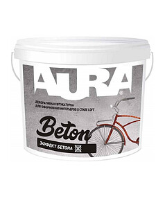 Штукатурка Aura Beton декоративная, 16кг 238x286 в Материке