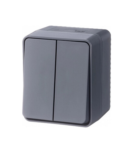 Выключатель SE ATLAS Design IP54 ATN544051 2кл. антрацит 438x503 в Материке