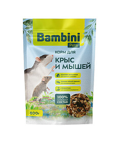 Корм для крыс и мышей Bambini Pets (0,8кг) 238x286 в Материке