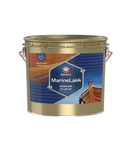 Лак Eskaro Marine lakk 40 полуматовый, 2,4л 438x503 в Материке