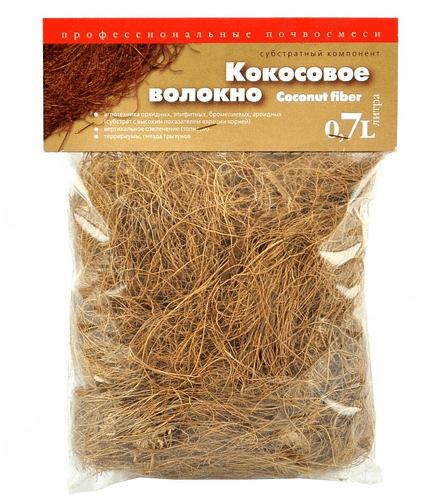 Кокосовое волокно для цветов САДЫ АУРИКИ (0,7л) 438x503 в Материке