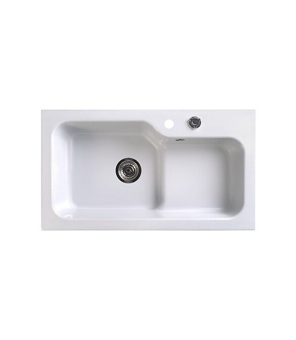 Мойка SG-REC-HALF-8045 800х452мм 1,5 чаши иск.мрамор-БЕЛЫЙ КВАРЦ левая с сифоном 586x674 Мойка SG-REC-HALF-8045 800х452мм 1,5 чаши иск.мрамор-БЕЛЫЙ КВАРЦ левая с сифоном 586x674 в Материке