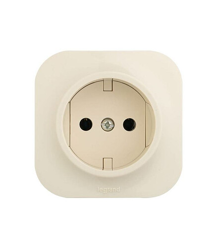 Розетка Legrand QUTEO 782240 1мест. сл.кость 438x503 в Материке - Вариант 2