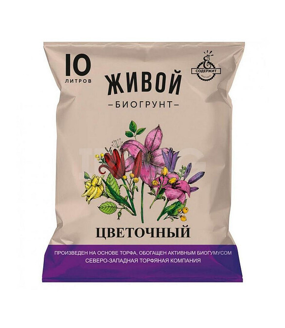 Грунт ЖИВОЙ БИОГРУНТ Цветочный (10л) 586x674 Грунт ЖИВОЙ БИОГРУНТ Цветочный (10л) 586x674 в Материке