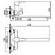 Смеситель WG2203 (для ванны, длинный излив)