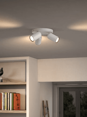 Светильник потолочный PHILIPS PONGEE 3xNW бел. 5,5W/GU10/IP20 238x286 в Материке - Вариант 3