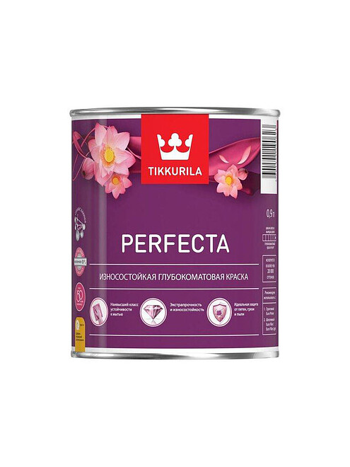 Краска Tikkurila PERFECTA A гл/мат, 0,9л 495x660 Краска Tikkurila PERFECTA A гл/мат, 0,9л 495x660 в Материке