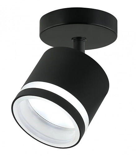 Светильник настенный Imex IL.0005.4501 BK 12W/GX53 черн. 438x503 в Материке