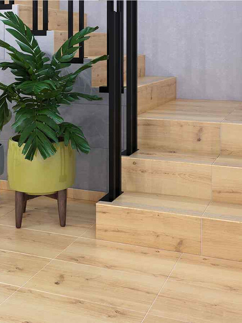 Ступень Cersanit WOODHOUSE 29,7х59,8 см цвет темный беж 495x660 Ступень Cersanit WOODHOUSE 29,7х59,8 см цвет темный беж 495x660 в Материке