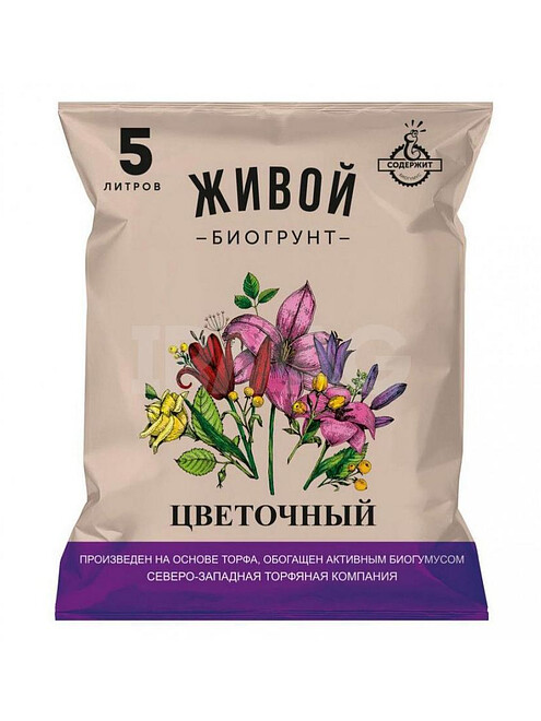 Грунт ЖИВОЙ БИОГРУНТ Цветочный (5л) 495x660 Грунт ЖИВОЙ БИОГРУНТ Цветочный (5л) 495x660 в Материке