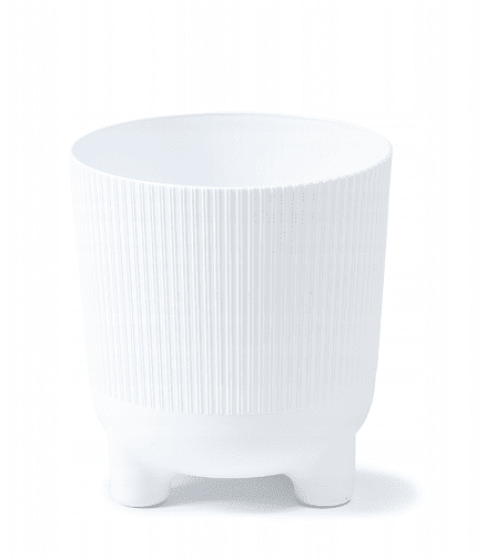 Кашпо ARIA JUMPER (16x18см) пластик белый LA226-05 438x503 в Материке