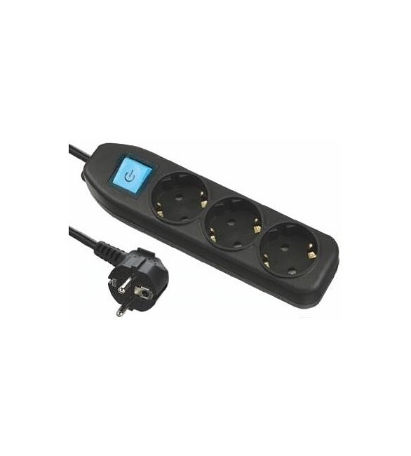 Удлинитель ELECTRALINE 3роз. 5м с/з выкл. черный 3х1 62263 586x674 Удлинитель ELECTRALINE 3роз. 5м с/з выкл. черный 3х1 62263 586x674 в Материке