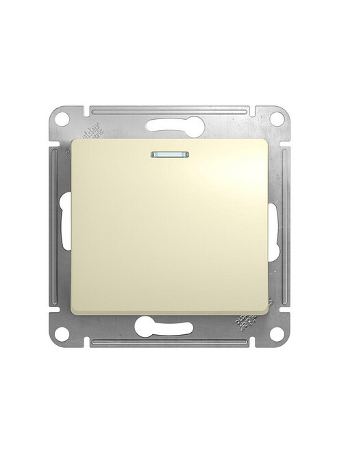 Выключатель SE GLOSSA GSL000213 1кл. подсв. беж. 495x660 Выключатель SE GLOSSA GSL000213 1кл. подсв. беж. 495x660 в Материке