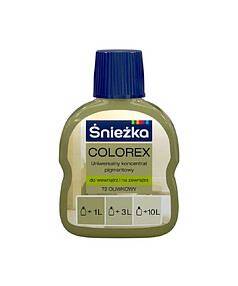 Краситель SNIEZKA Colorex №72 оливковый 100мл