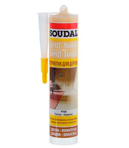 Герметик SOUDAL для паркета сосна, 280мл 438x503 в Материке