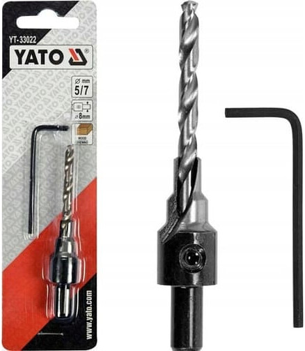 Сверло д/конфирмата YATO YT-33022 5/7мм 438x503 в Материке - Вариант 3