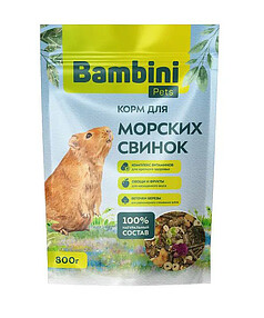 Корм для морских свинок Bambini Pets (0,8кг) 238x286 в Материке