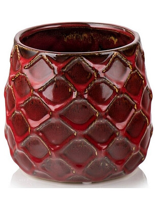 Горшок VINTAGE (19х18см) керамика красный арт.01.009.19 238x286 в Материке